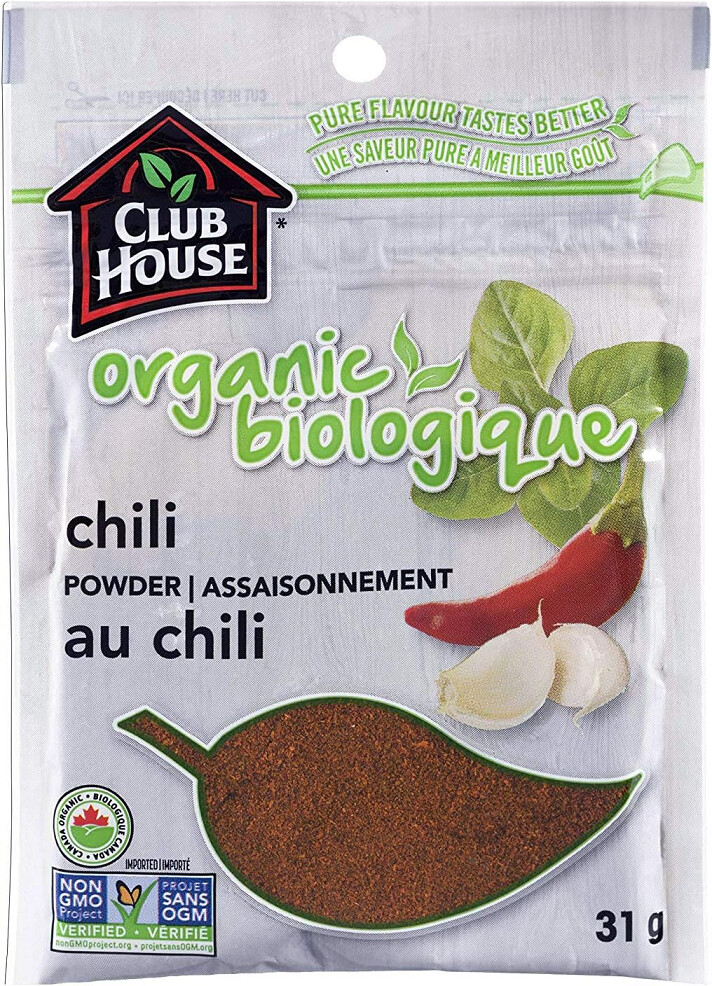 CLUB HOUSE Organic Chili Powder 31g