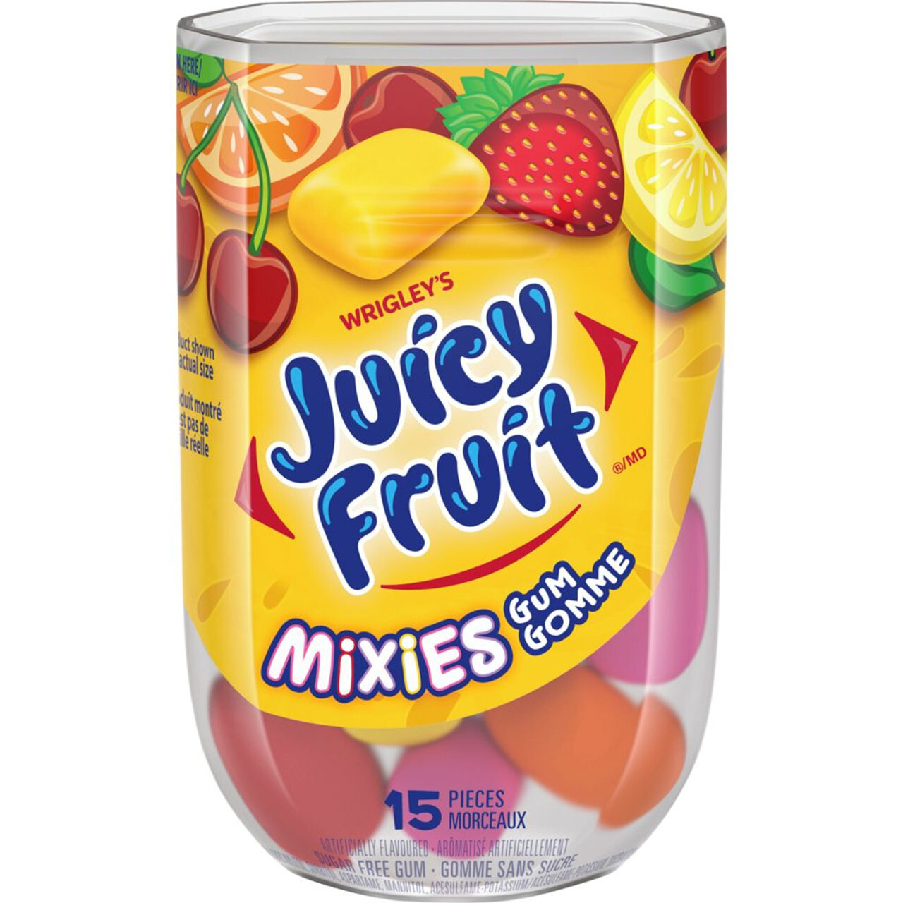 WRIGLEY Juicy Fruit Mixies Gum 15