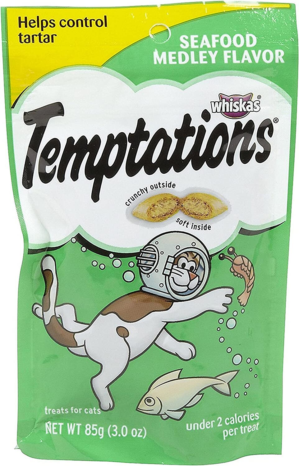 WHISKAS TEMPTATIONS SEAFOOD 85g