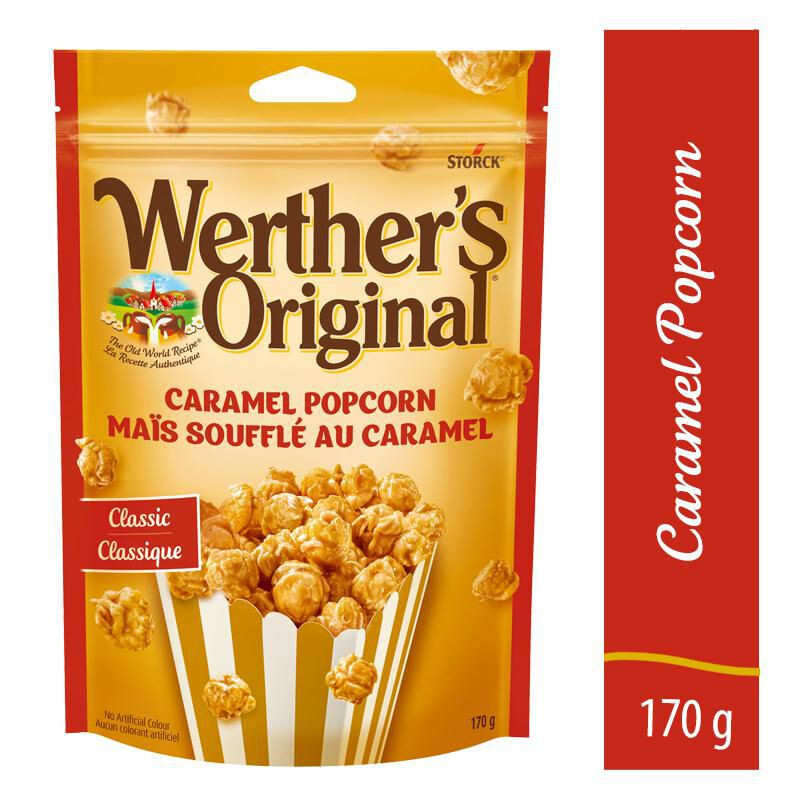 WERTHERS ORIG CARAMEL POPCORN 170gr