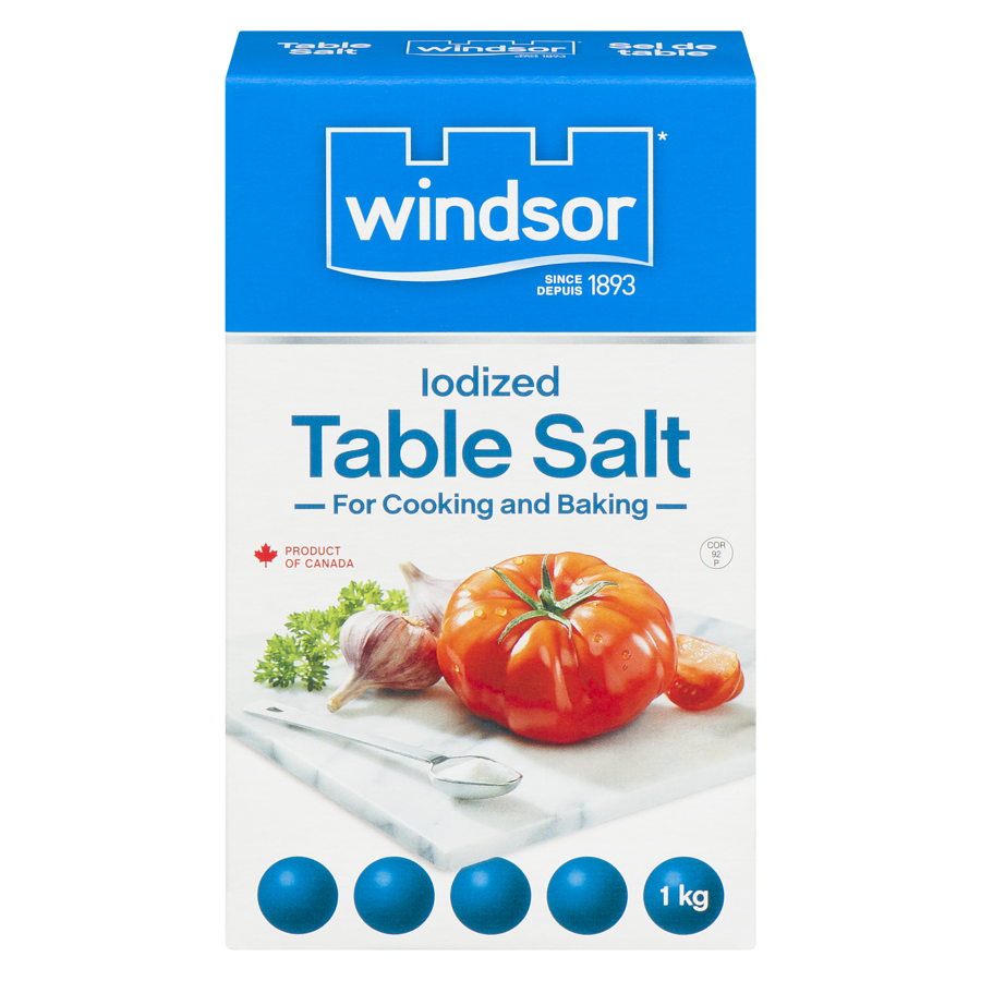 WINDSOR IODIZED TABLE SALT 1KG