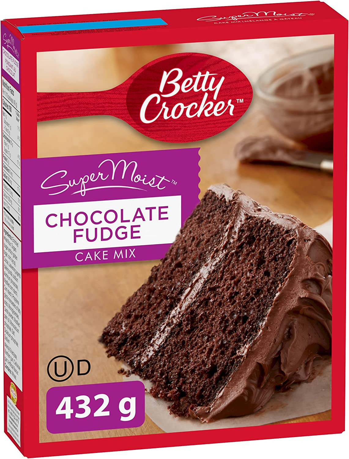 Betty Crocker Supermoist Cake Mix Chocolate Fudge 432 Gram