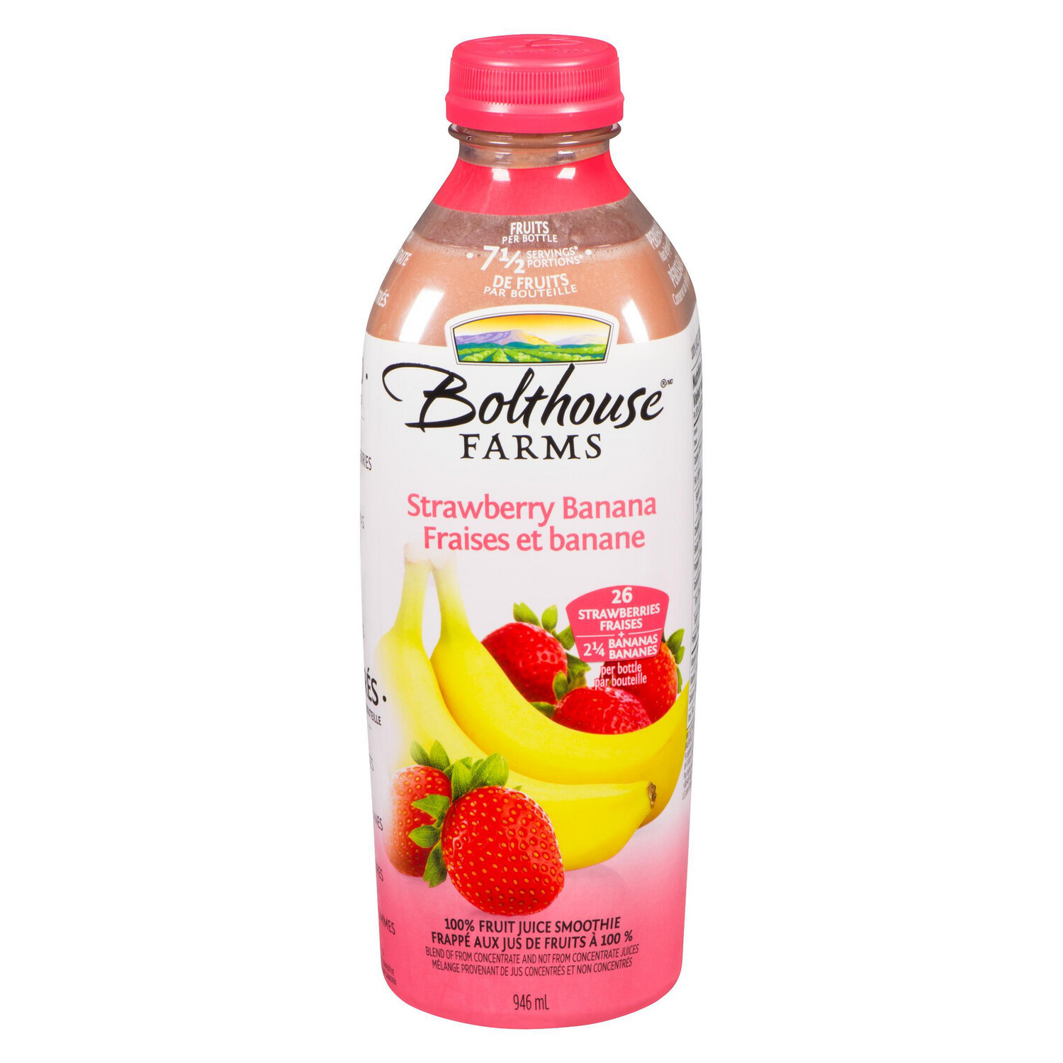 BOLTHOUSE SMTHIE STRAWBERRY BANANA 450ml