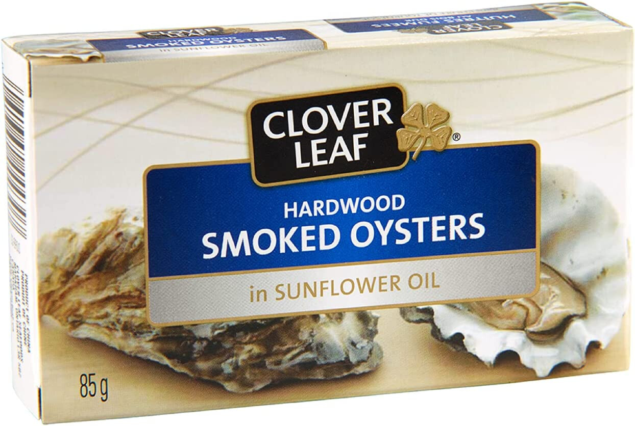 CLOVER LEAF Hardwood Smoked OYSTERS 85g