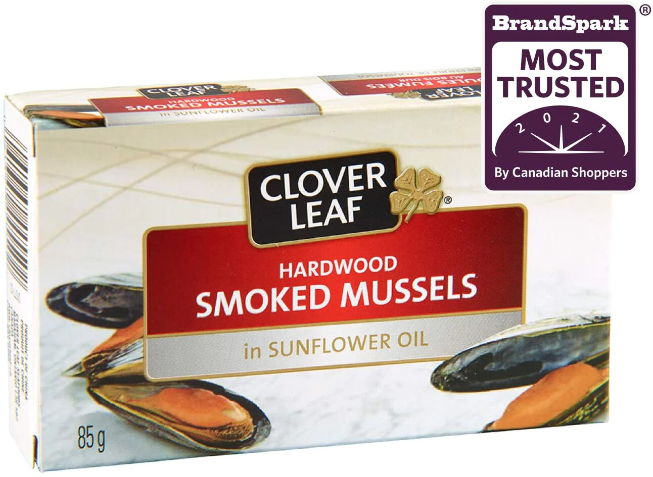 ClOVER LEAF Hardwood Smoked Mussels 85g