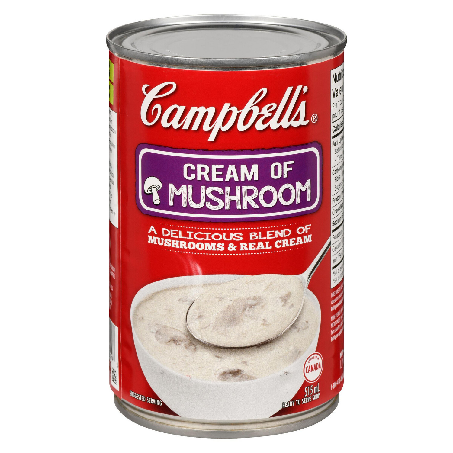 CAMPBELL Condensed SOUP CREAM OF MUSHROOM 284ml