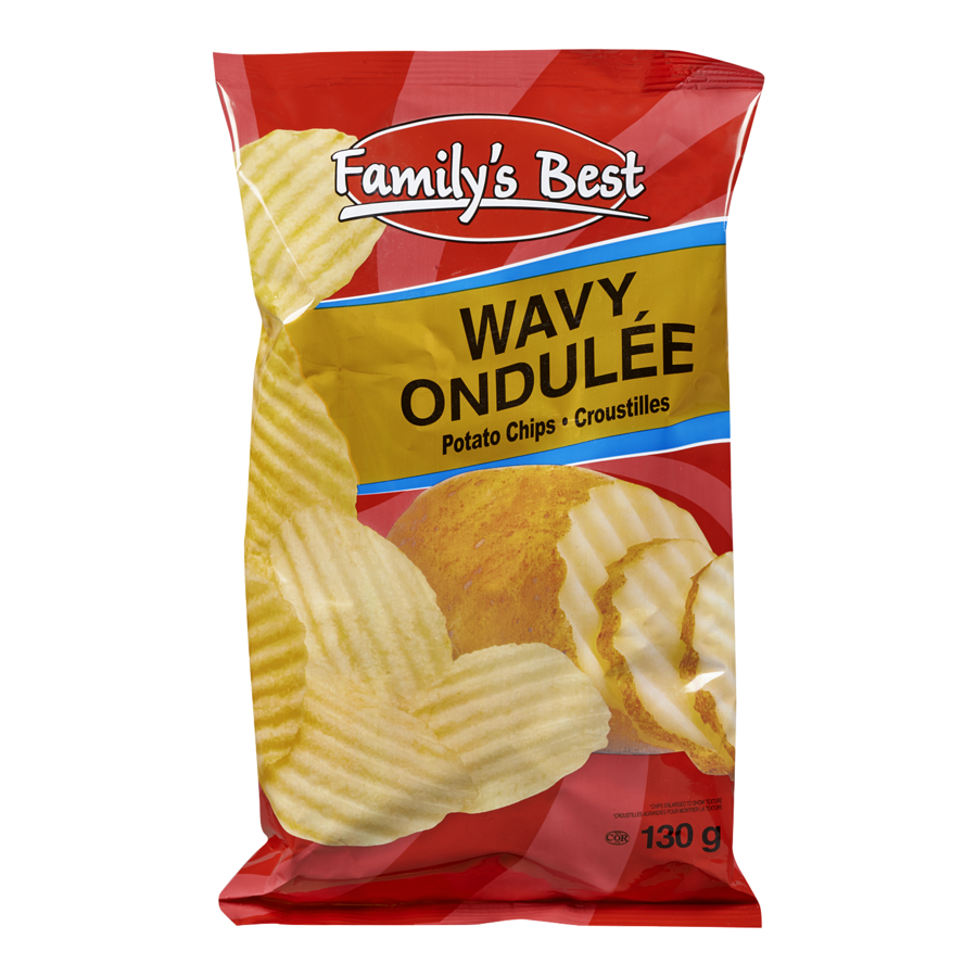 FAMILYS BEST CHIPS WAVY 130g