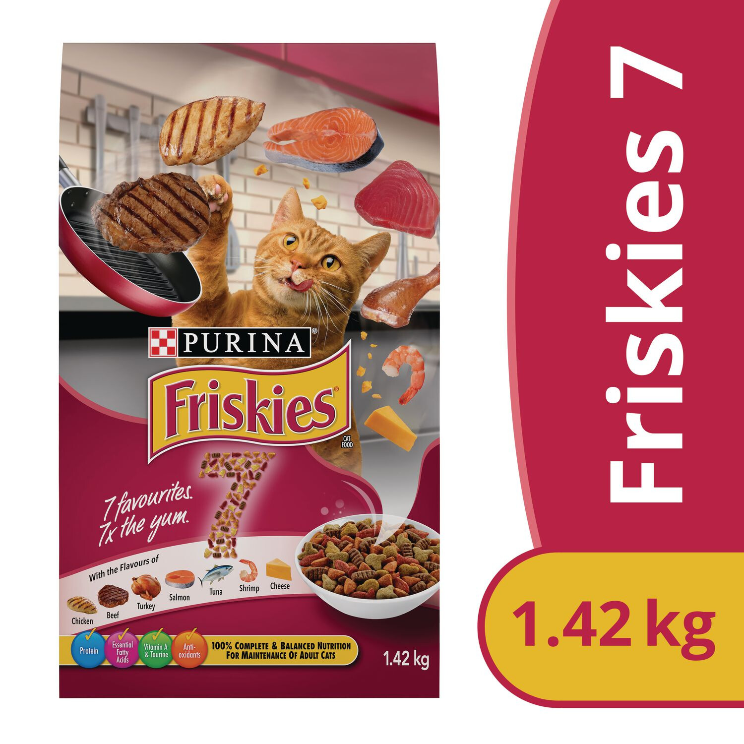 FRISKIES 7 CAT FOOD 1.42 kg
