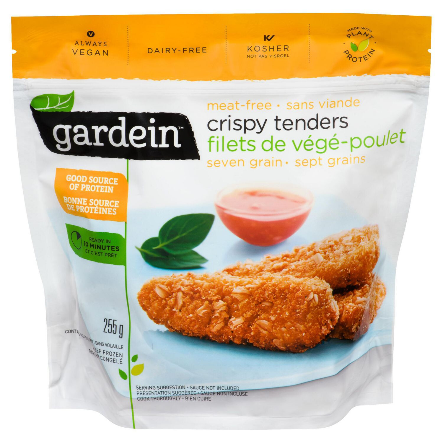 GARDEIN CHICKEN TENDERS CRISPY 7 GRAINS 255g