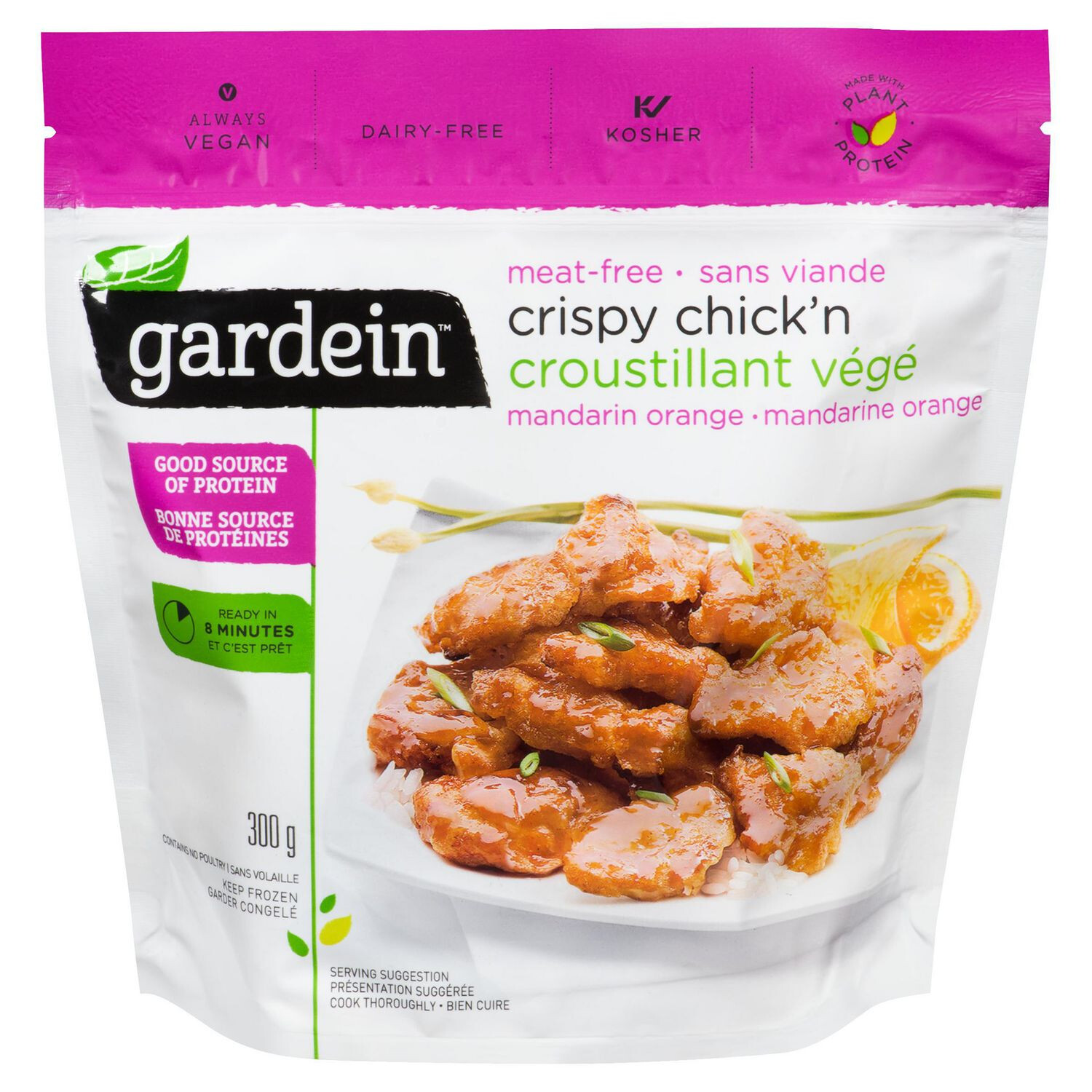 GARDEIN MANDARIN ORANGE CRISPY CHICKEN 300g
