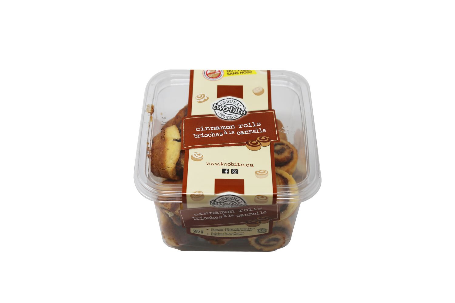 TWO-BITE GIVE &amp; GO CINNAMON ROLLS 85g