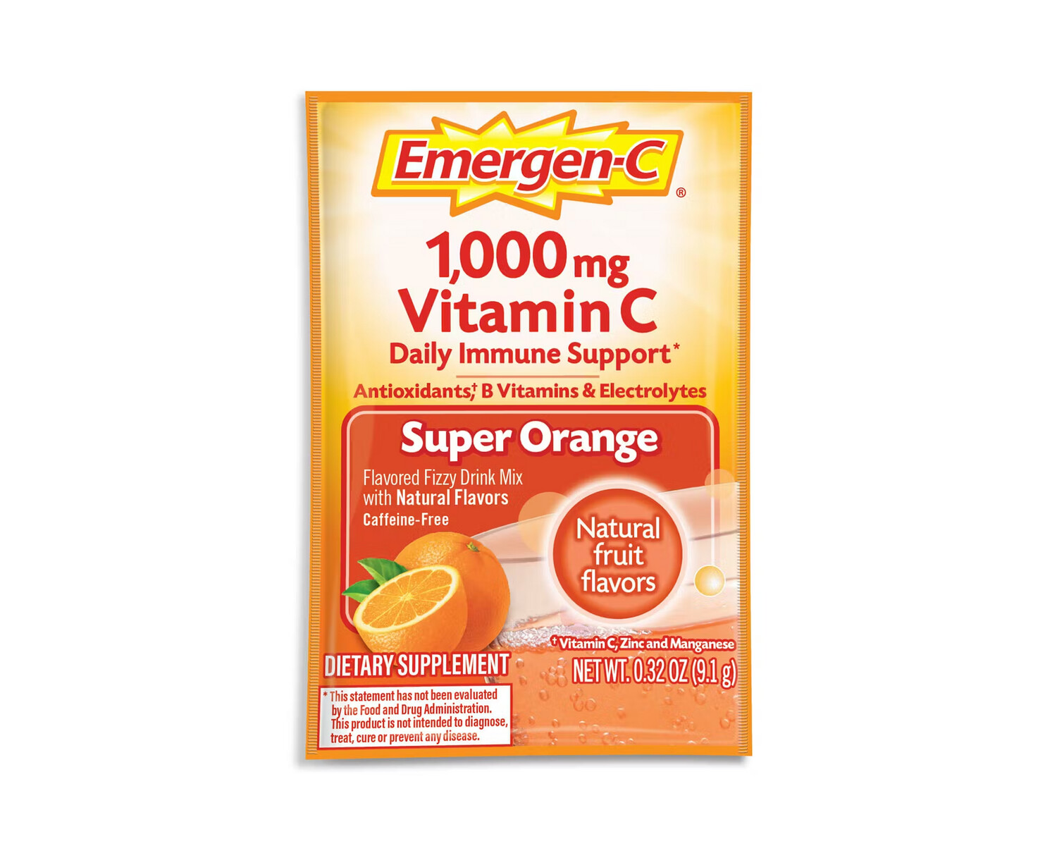 EMERGEN-C VITAMINE C SUPER ORANGE 9.1g