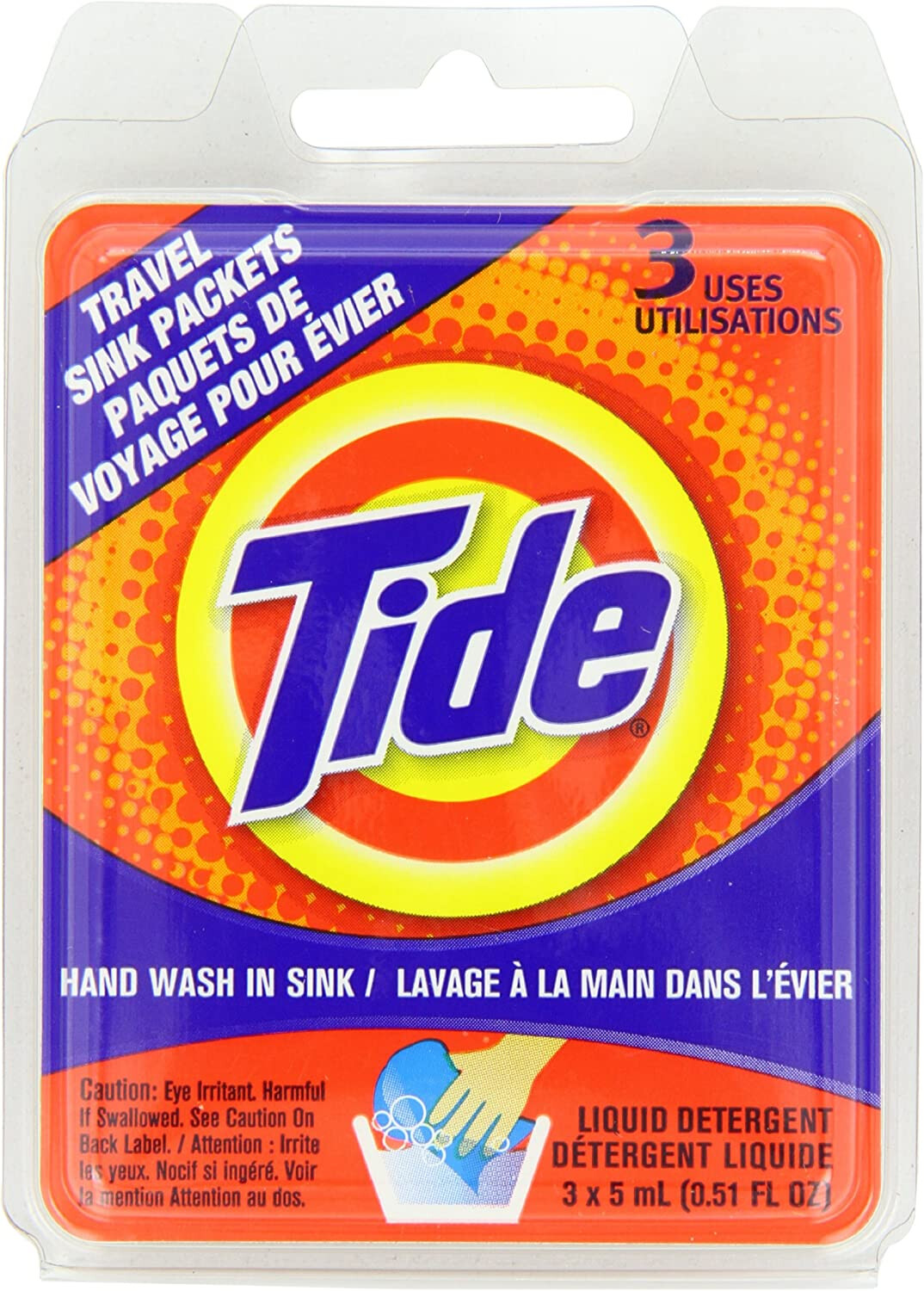 TIDE TRAVEL SINK PACKETS