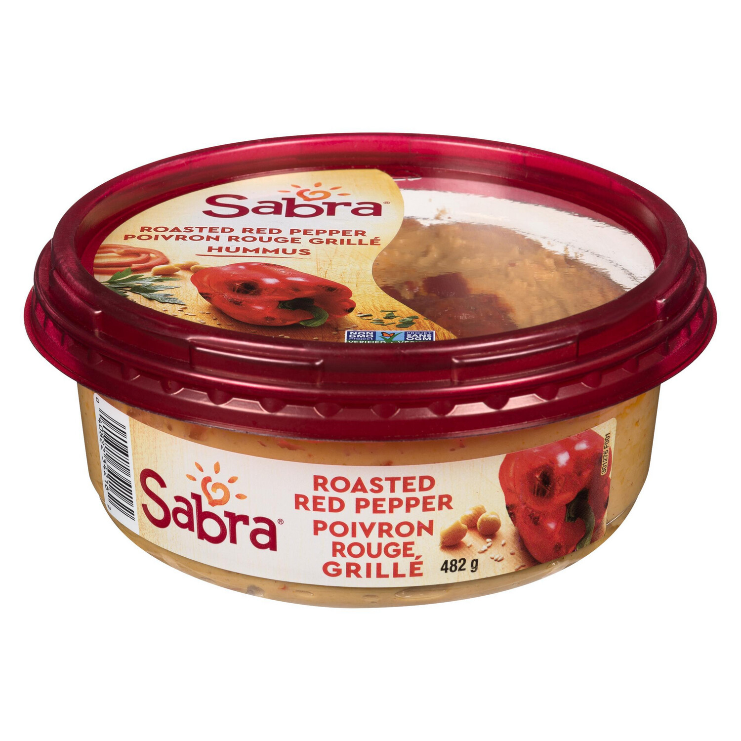 SABRA ROASTED RED PEPPER HUMMUS 482g