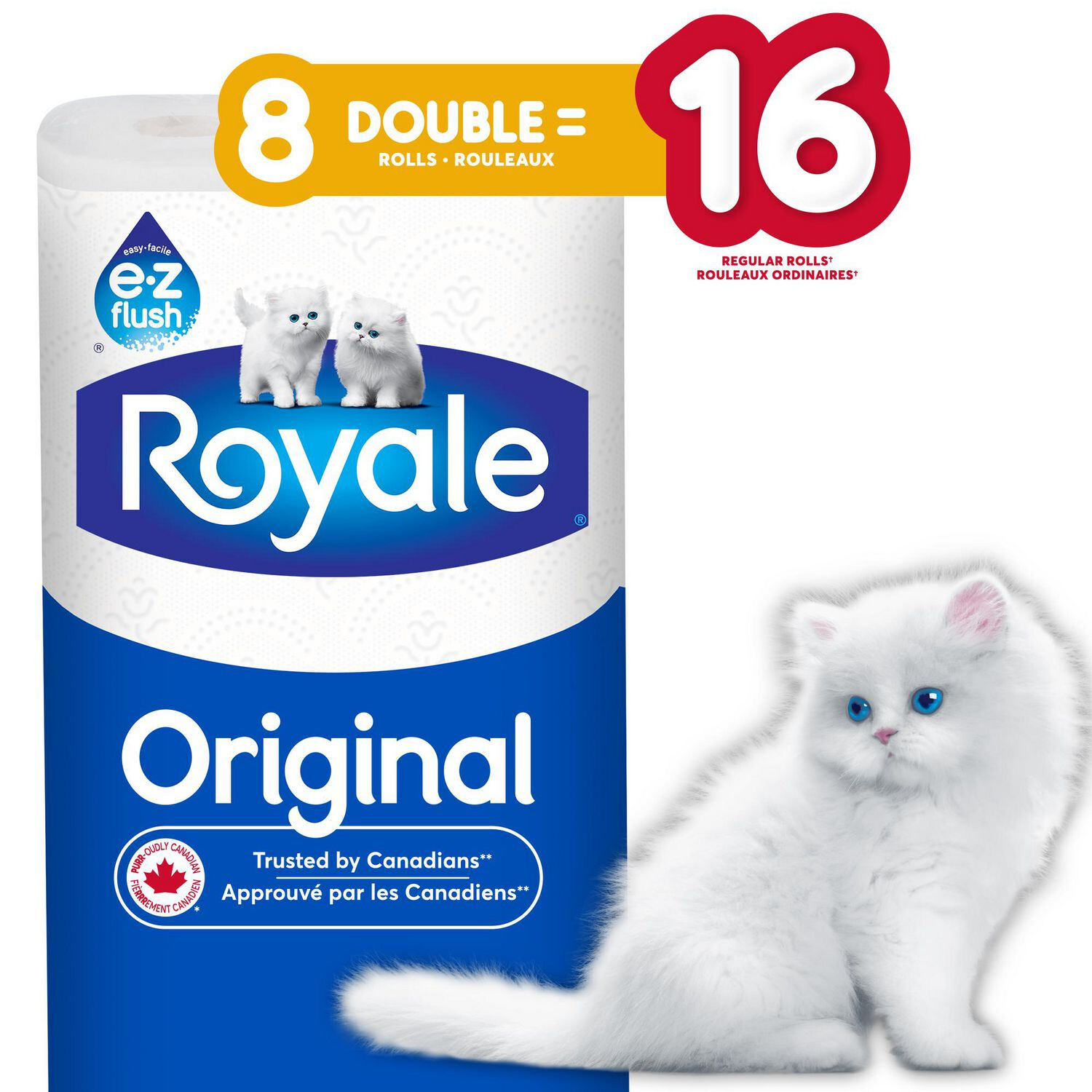 ROYALE Original TOILET PAPER 8=16