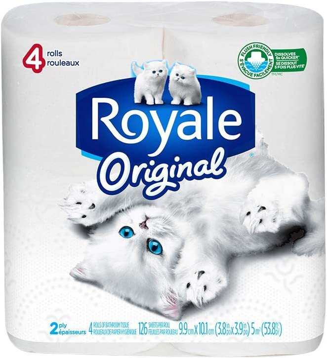 ROYALE TOILET PAPER 4S