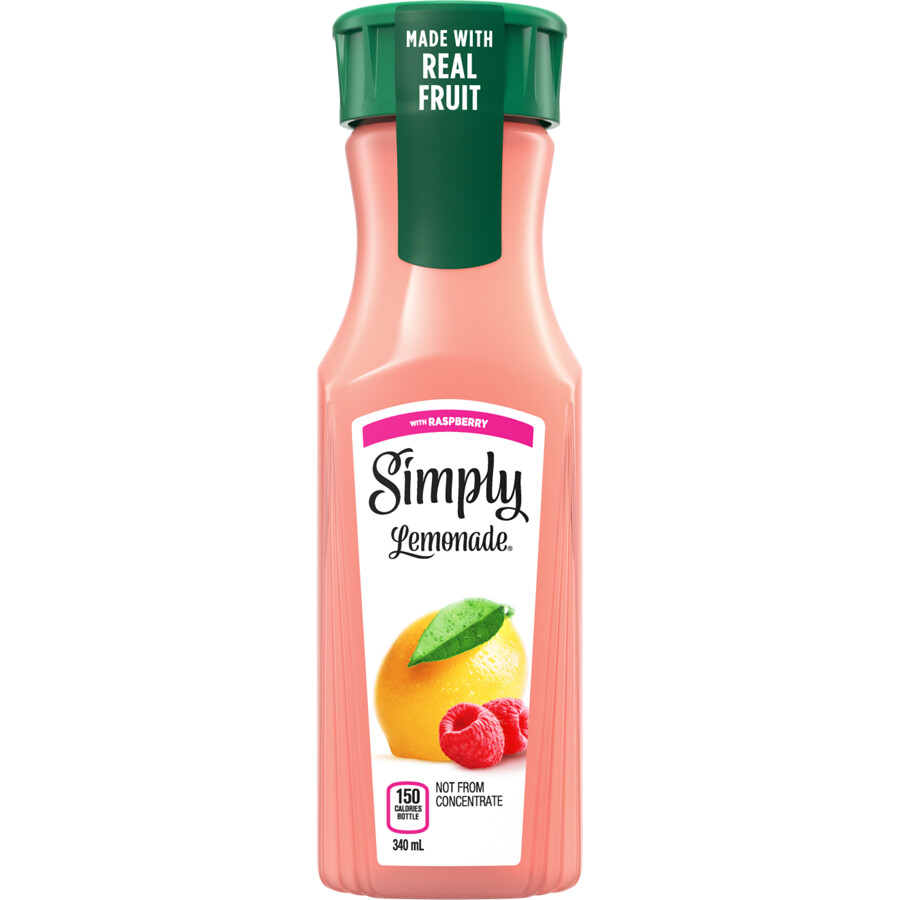 SIMPLY LEMONADE WITH RASPBERRY  340ML