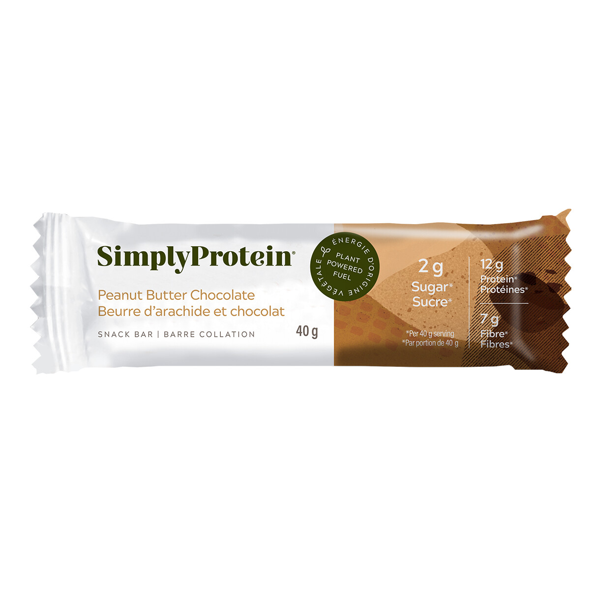 Simply Protein Plant Based Bar Peanut Butter Chocolate 40g