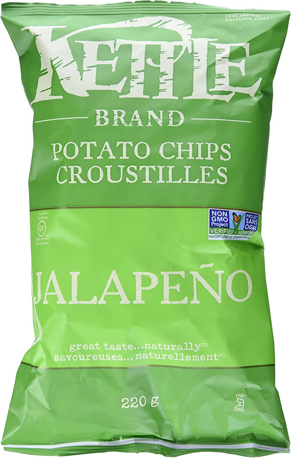 KETTLE CHIPS JALAPENO 220g
