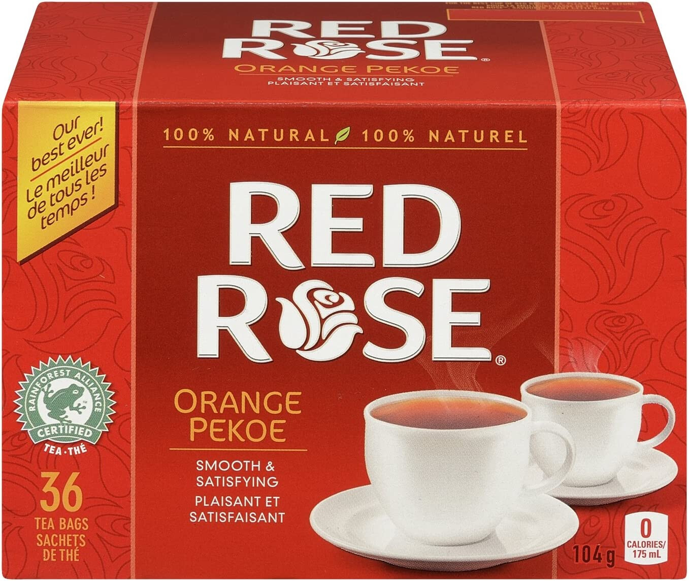 RED ROSE Orange Pekoe 36 bags