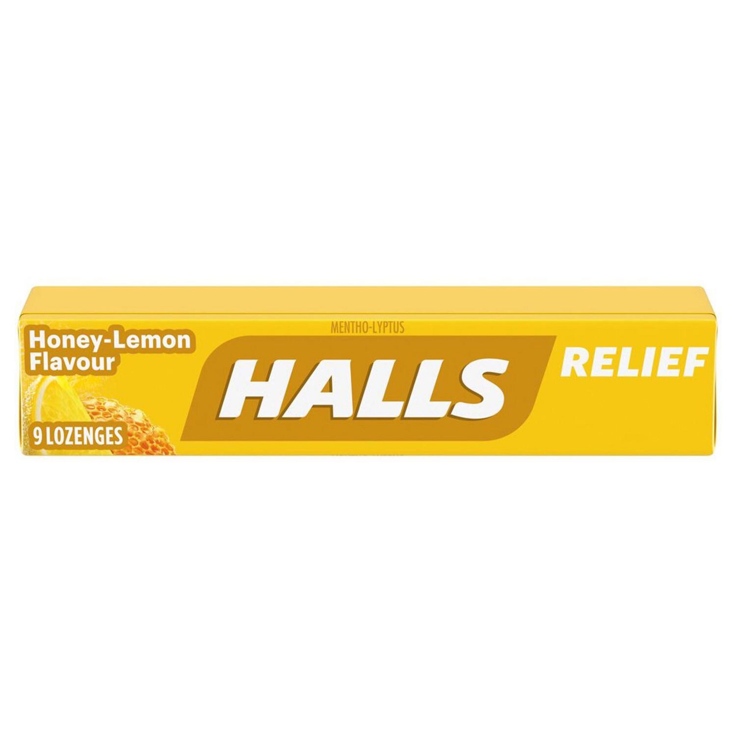 HALLS C.D MENTHO-LYPTUS HONEY LEMON, 9 COUNT