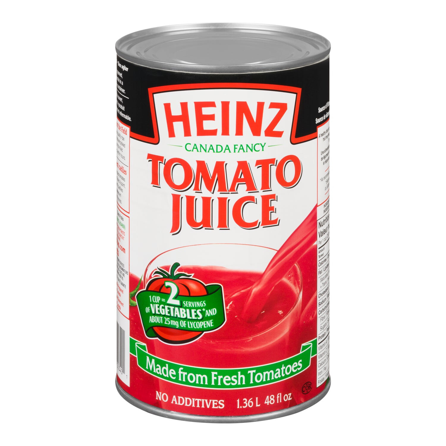 HEINZ TOMATO JUICE, 48 fl OZ 1.36L
