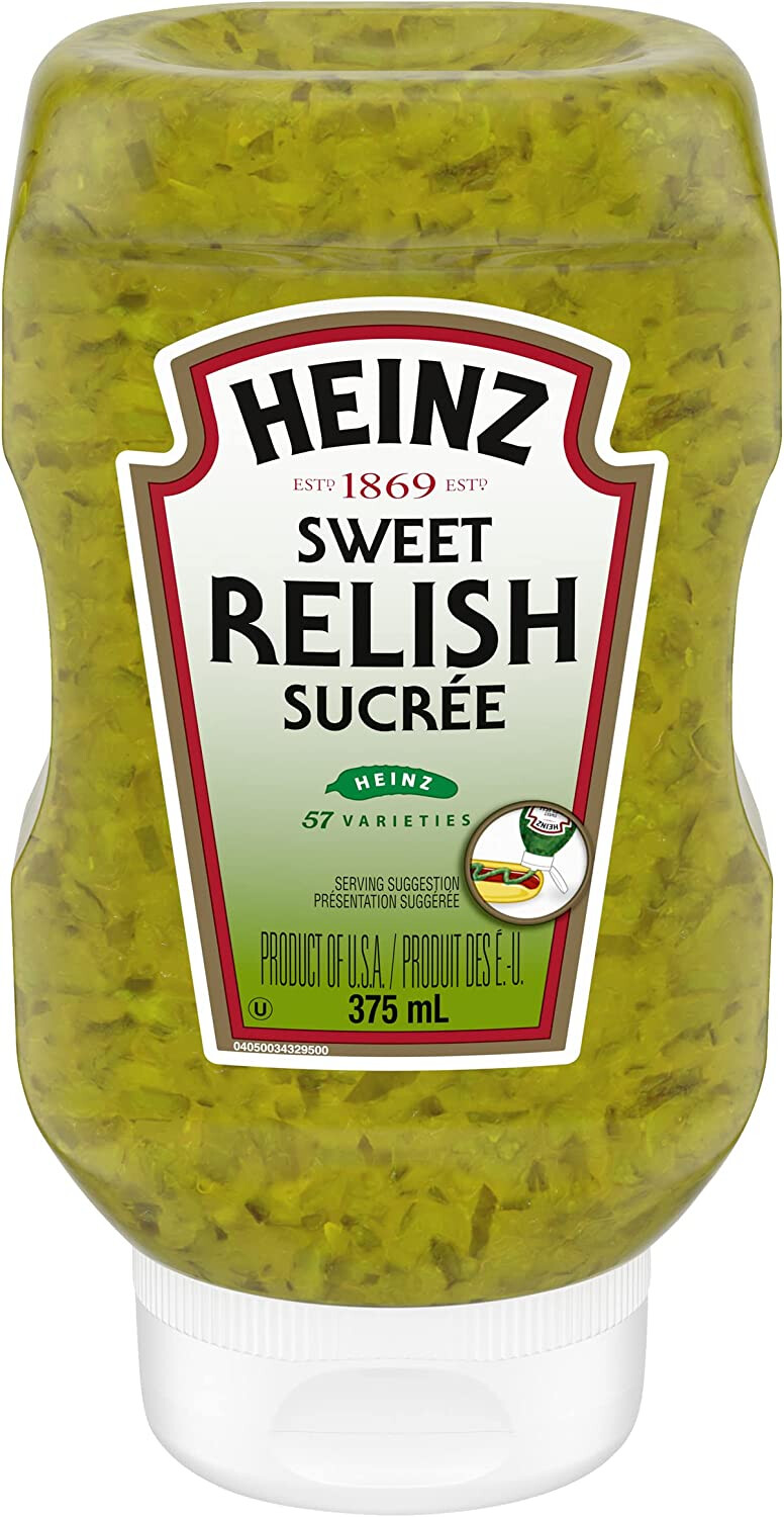 HEINZ SWEET RELISH SQUEEZE 375 mL