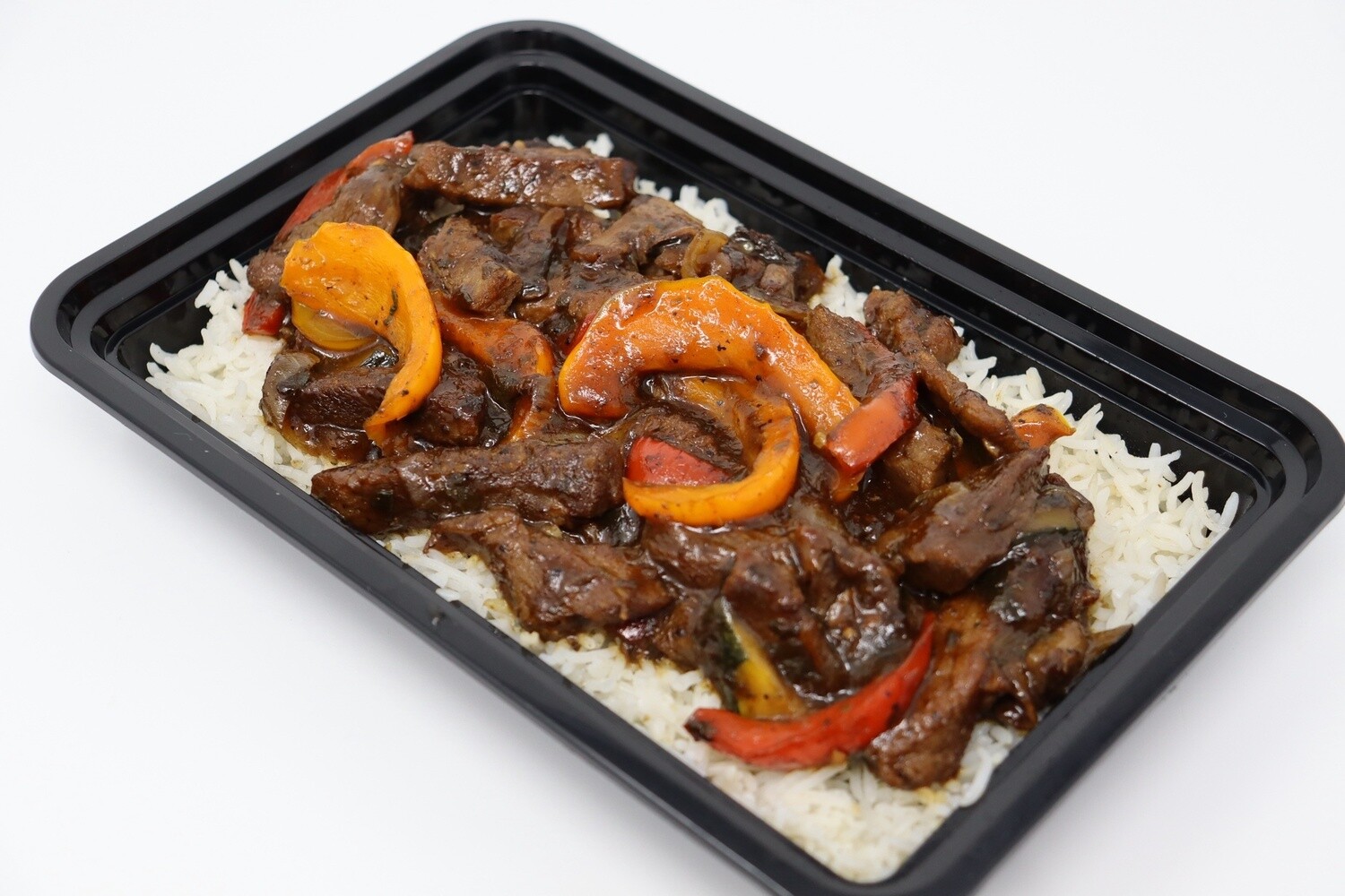 Beef Stir Fry with Plain Rice