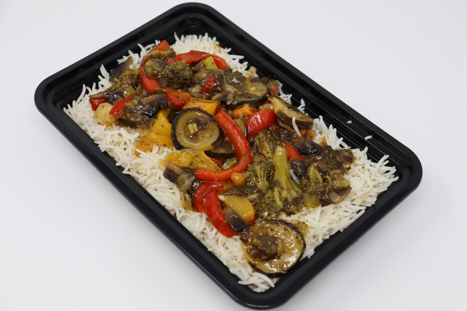 Veggie Stir Fry with Plain Rice