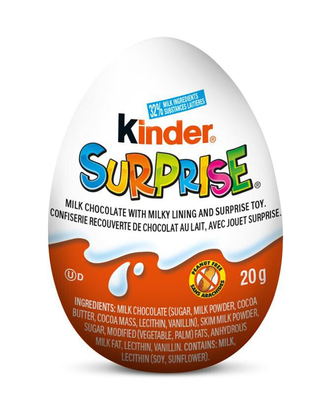 KINDER SURPRISE CHOCOLATE EGGS WITH TOYS 20g
