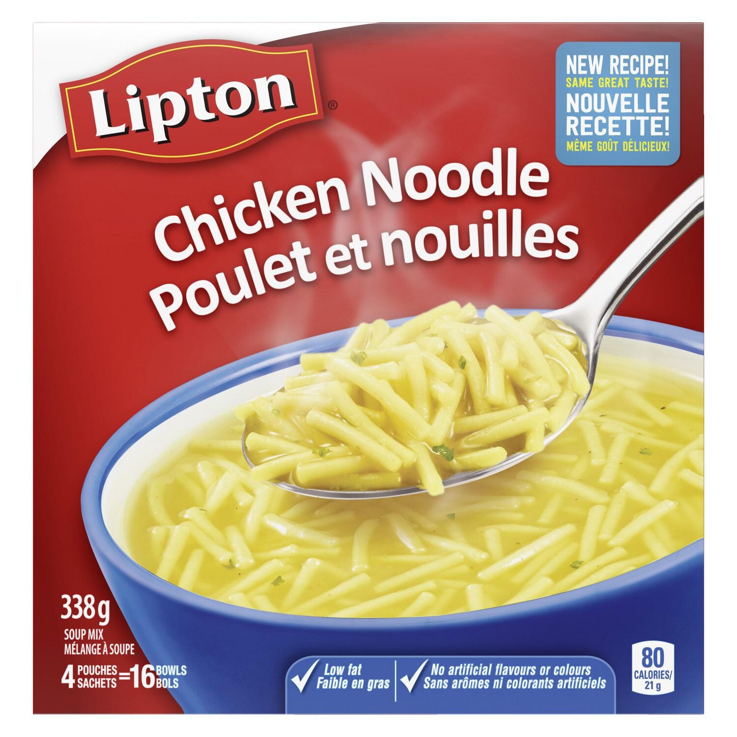 LIPTON CHICKEN NOODLE SOUP MIX 166g