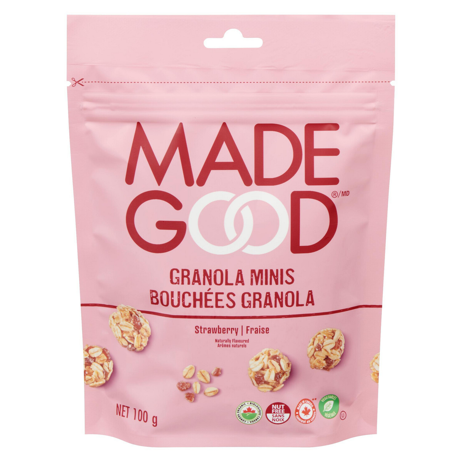 MADE GOOD GRANOLA Minis Strawberry 100g