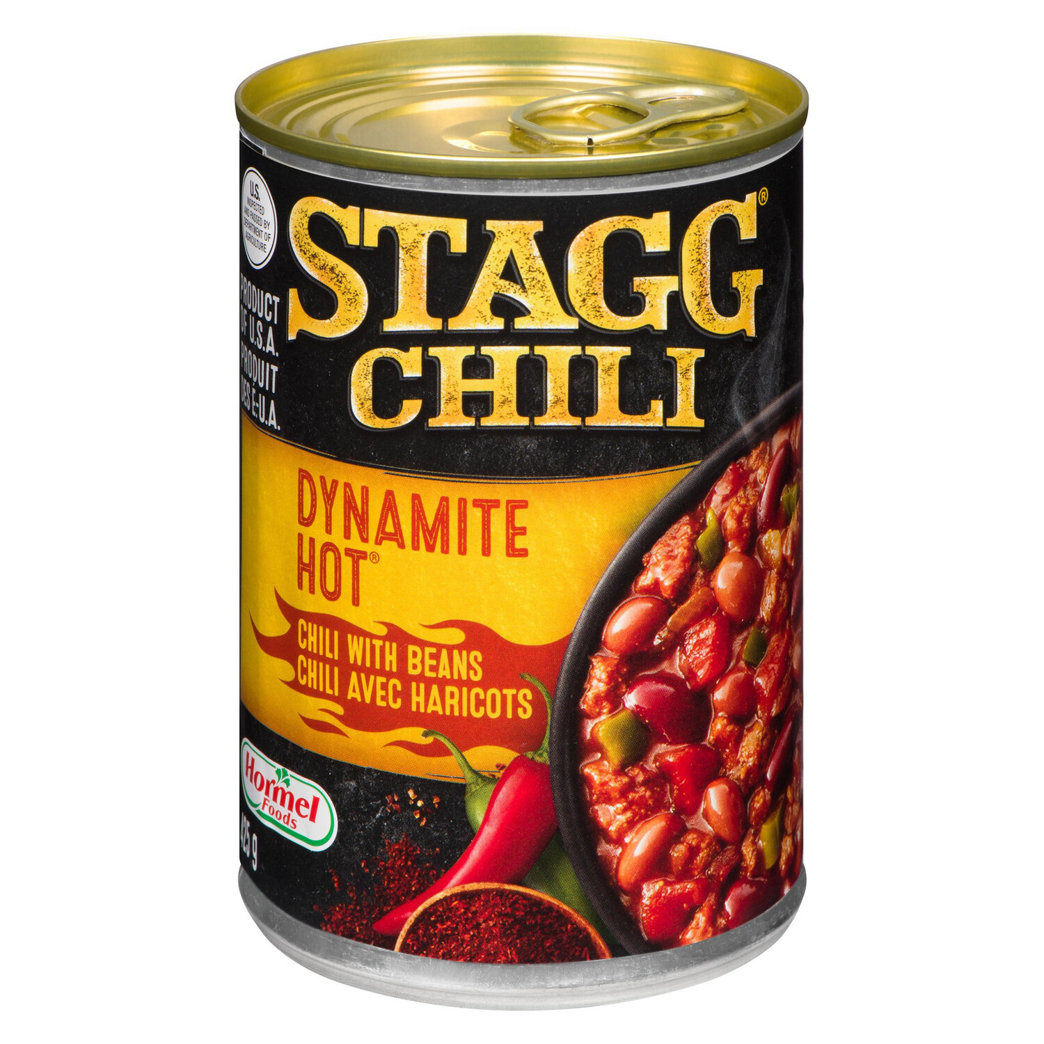 STAGG CHILI DYNAMITE HOT CHILI WITH BEANS 425g