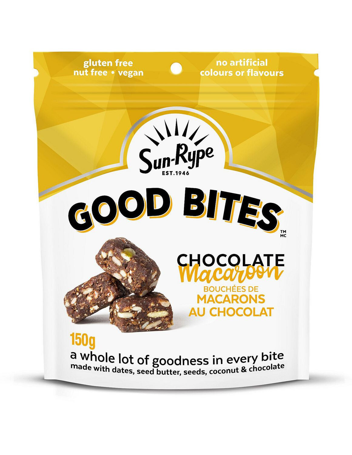 SUNRYPE GOOD BITES CHOCOLATE MACAROON 150g