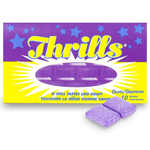 THRILLS CHEWING GUM 10 COUNT