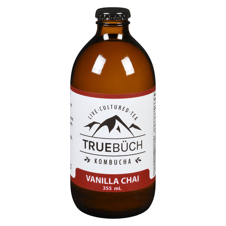 TRUEBUCH KOMBUCHA VANILLA CHAI 355ml