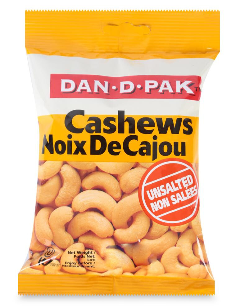DAN-D-PAK CASHEW UNSALTED 100g