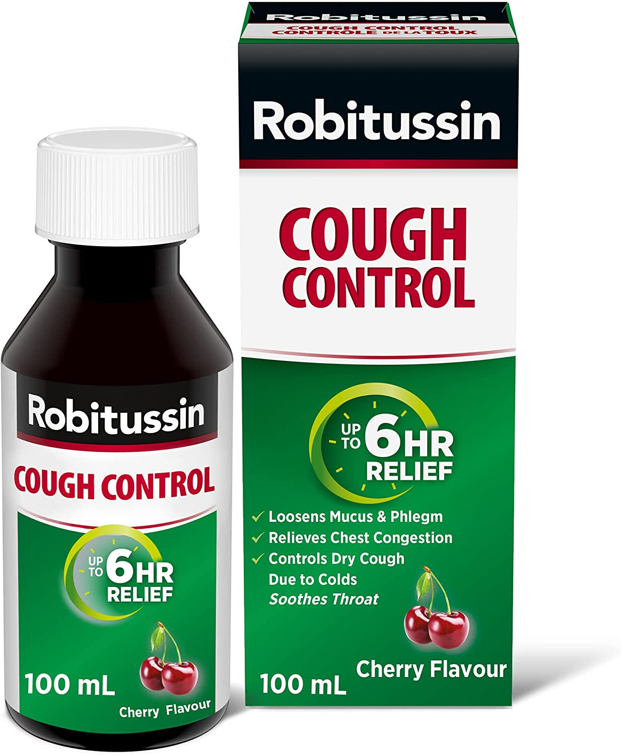 Robitussin COUGH CONTROL CHERRY FLAVOUR  100ml