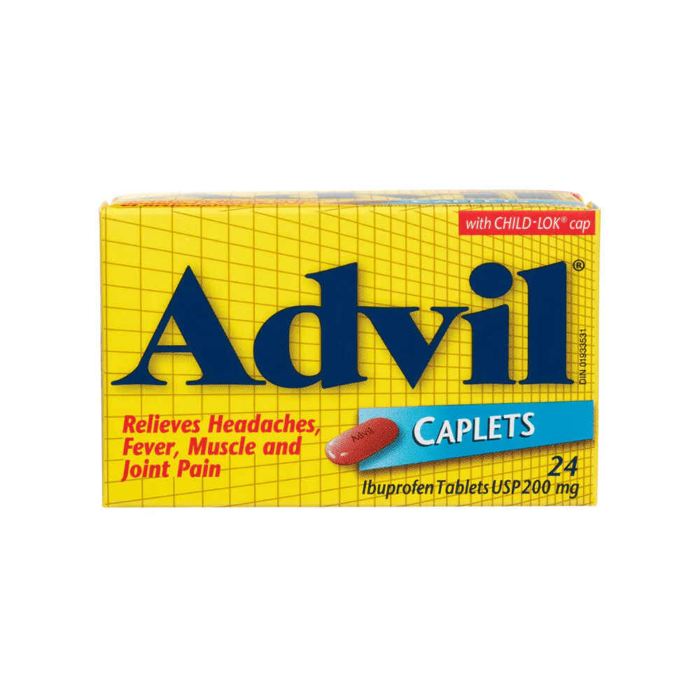 Advil Ibuprofen 200mg 24 caplets