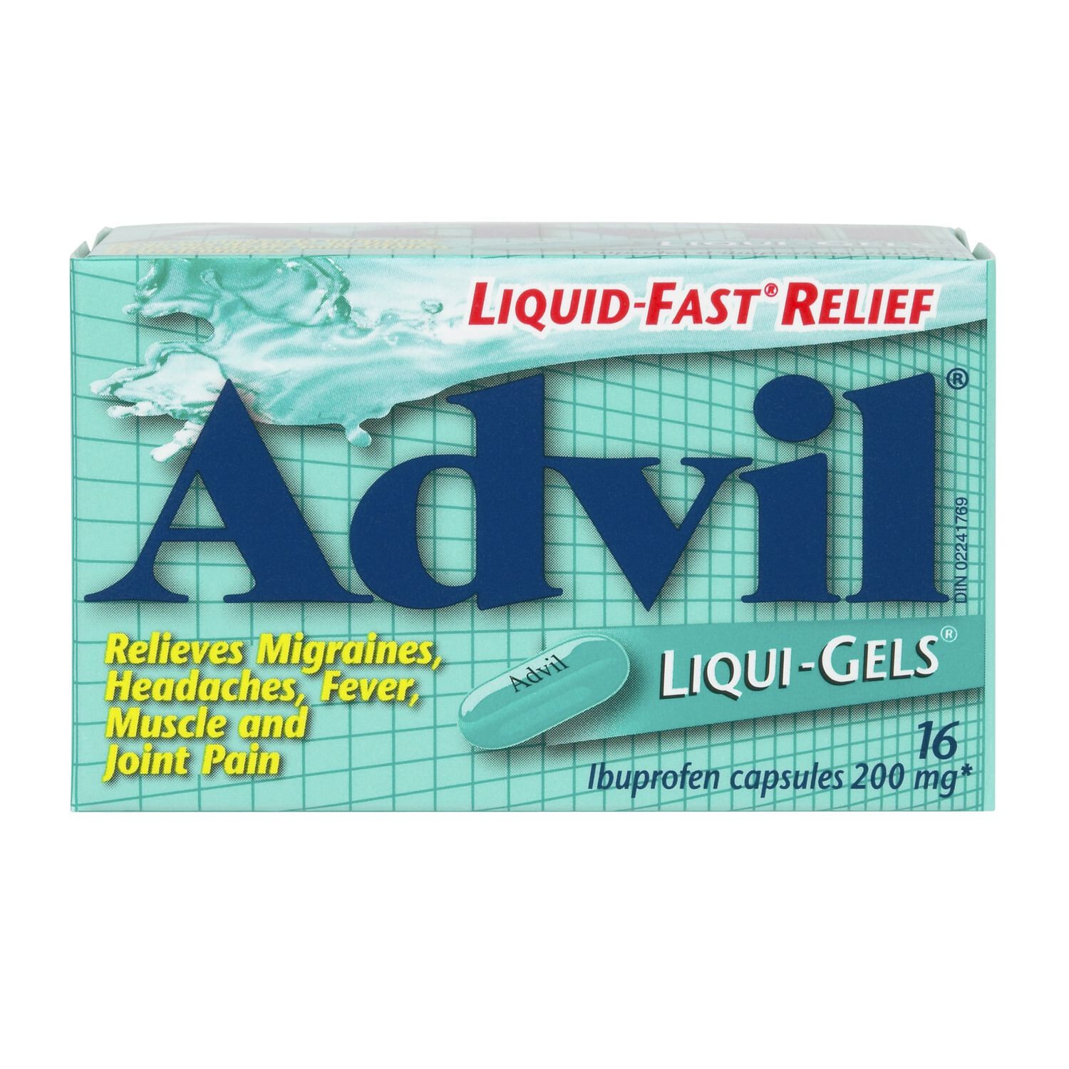 Advil Liqui-Gels 200mg 16 Caps