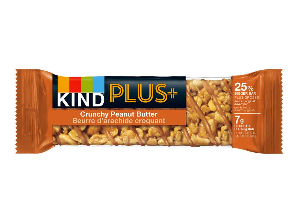 KIND BAR PLUS CRUNCHY PEANUT BUTTER 50g