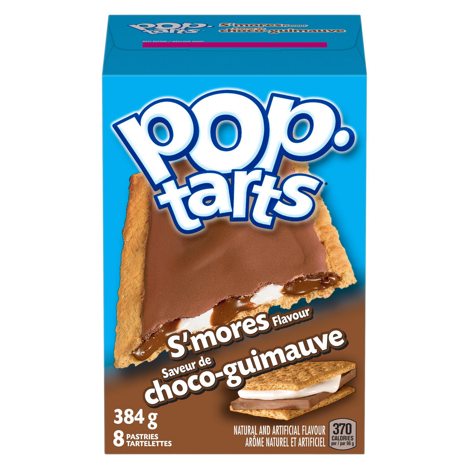 KELLOGG&#39;S POP-TARTS TOASTER PASTRIES, S&#39;MORES 384 g