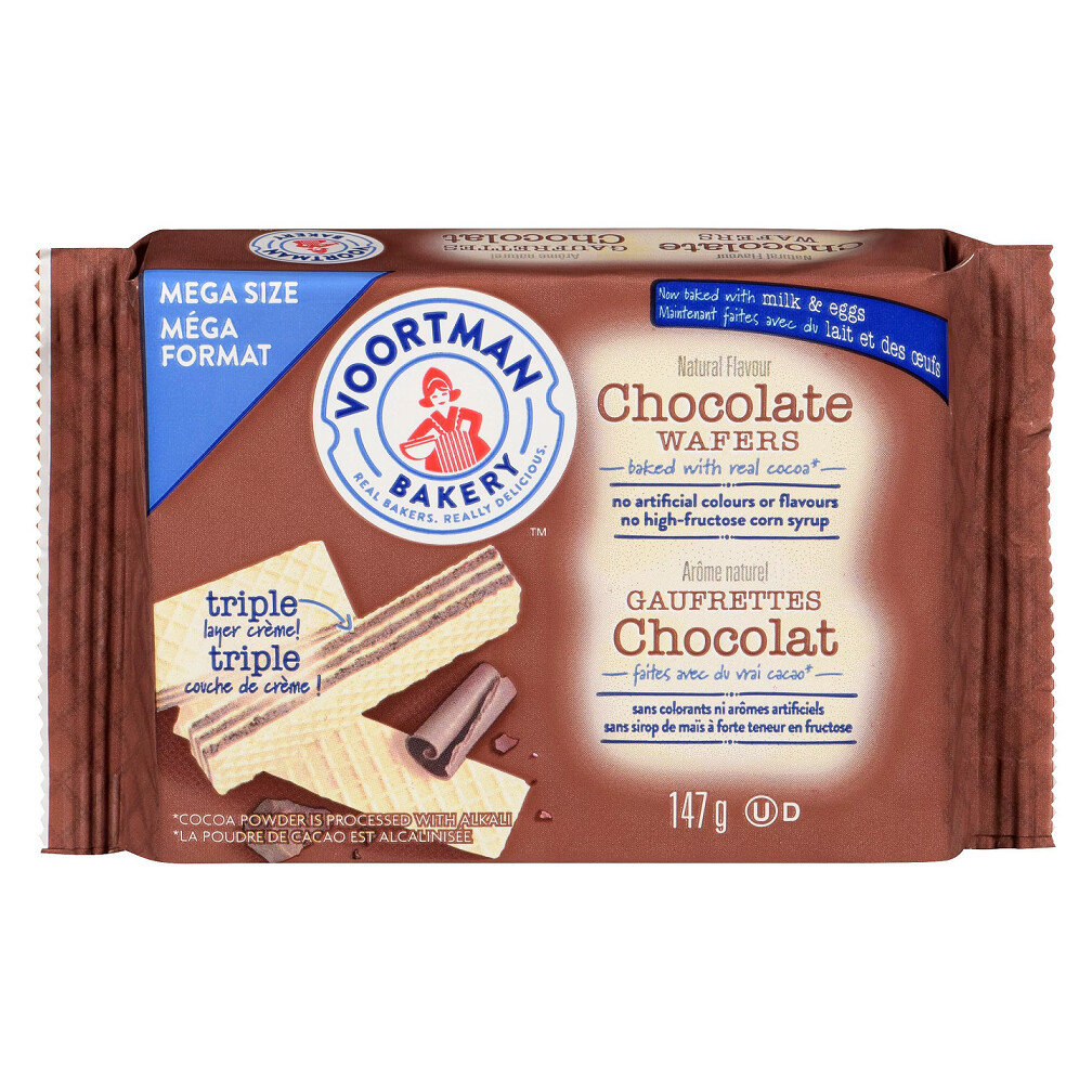Voortman Chocolate Mega Wafers 147g