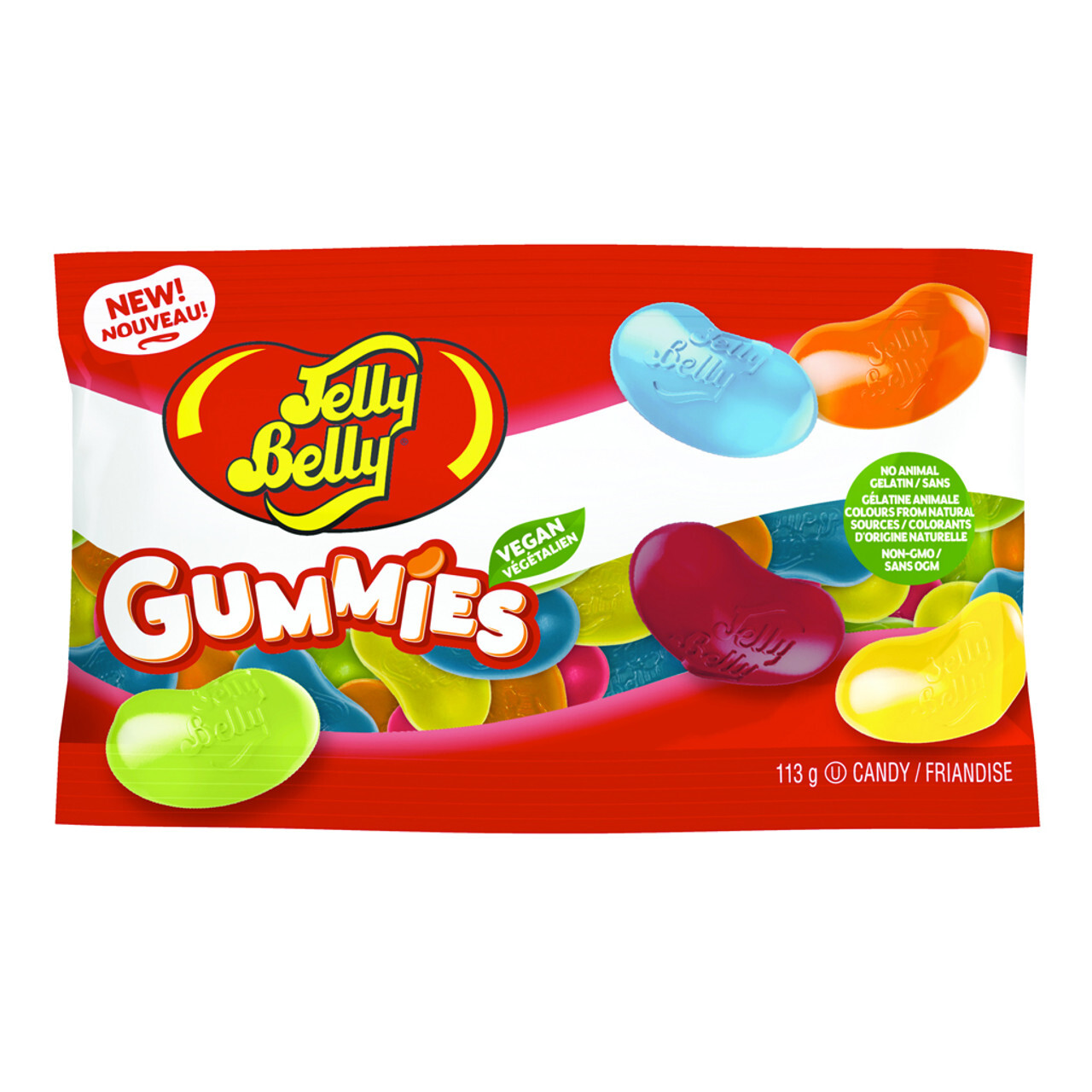 JELLY BELLY VEGAN ASSORTED GUMMIES, 113g