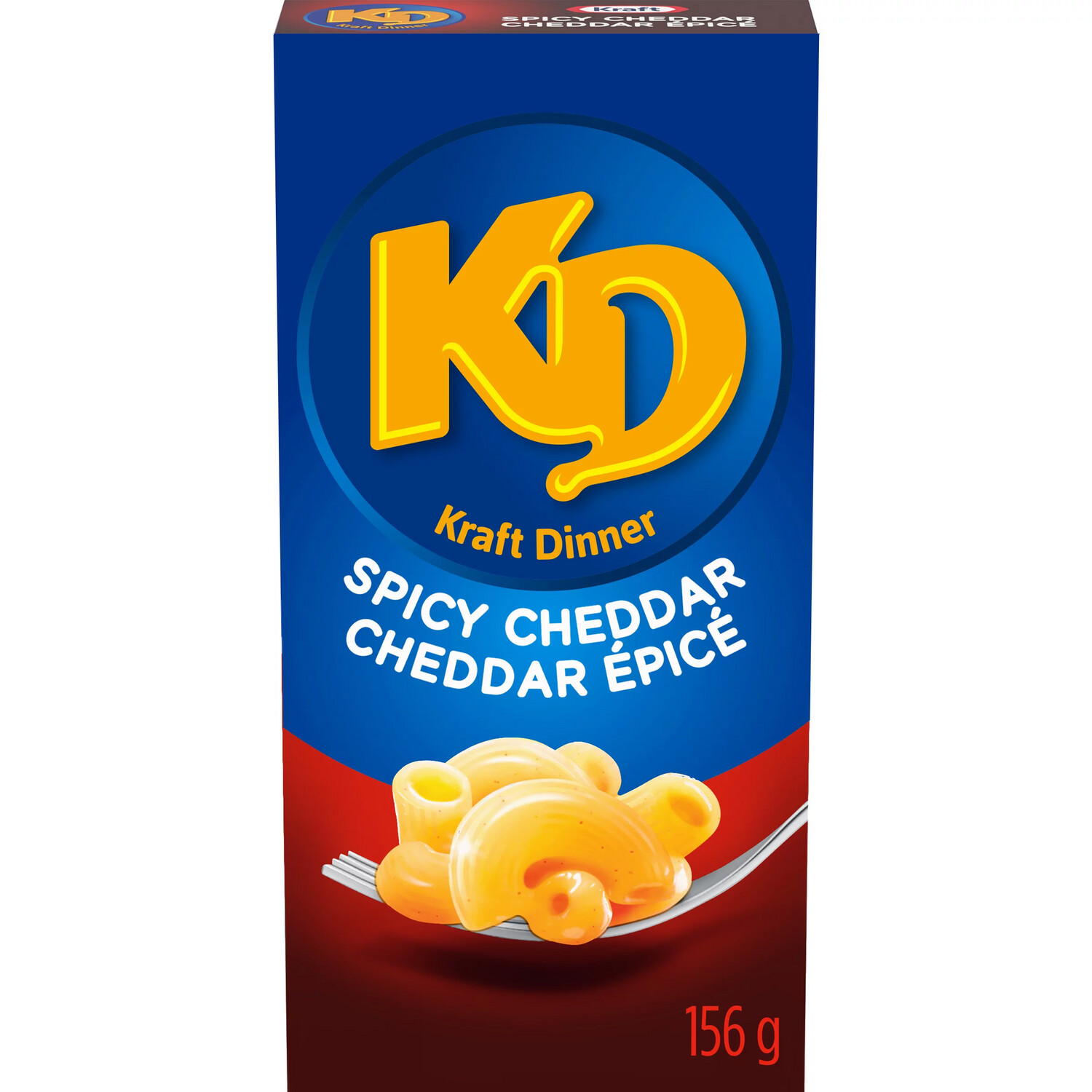 KD Kraft Dinner Spicy Cheddar Macaroni &amp; Cheese 156g