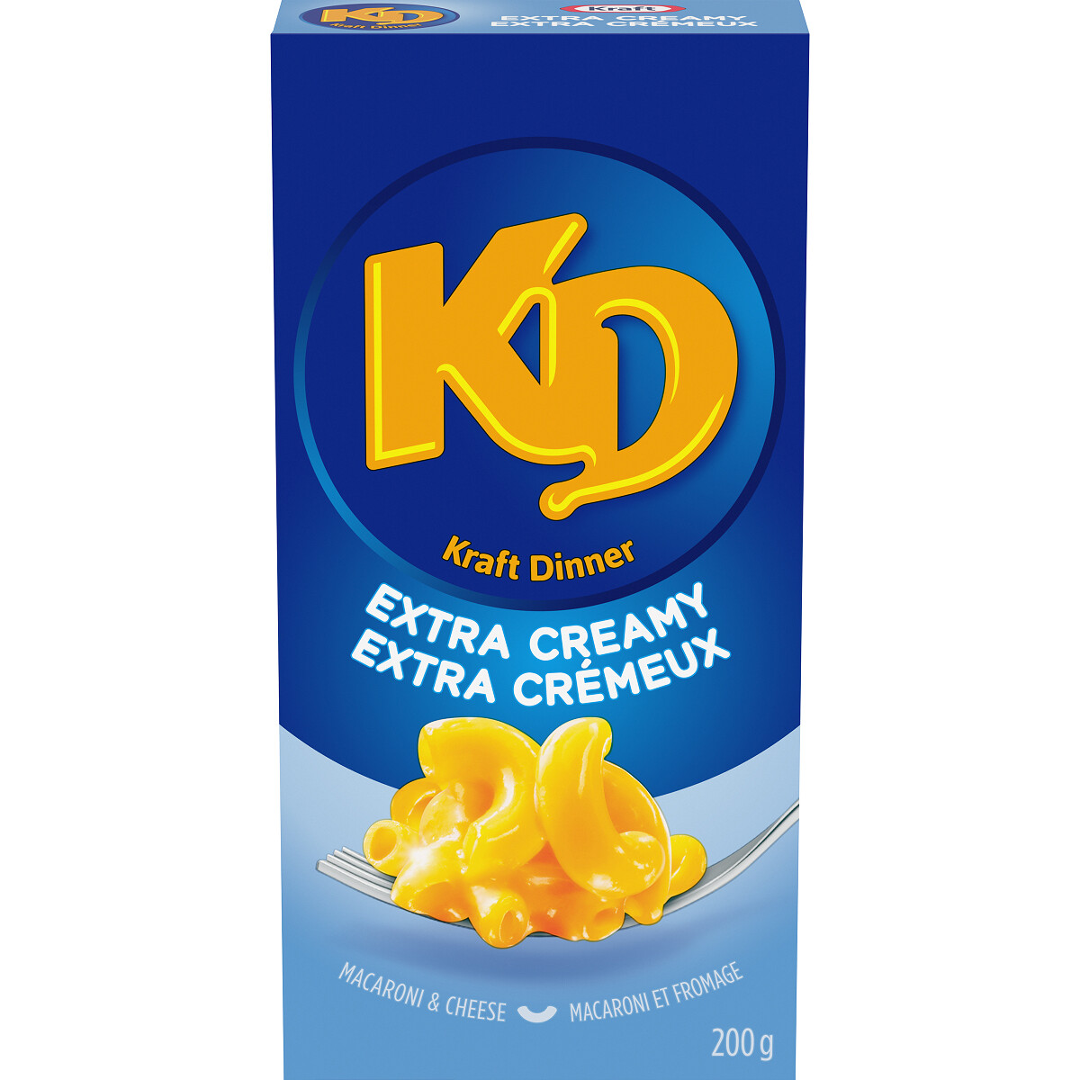 Kraft Dinner Extra Creamy Macaroni &amp; Cheese, 200g