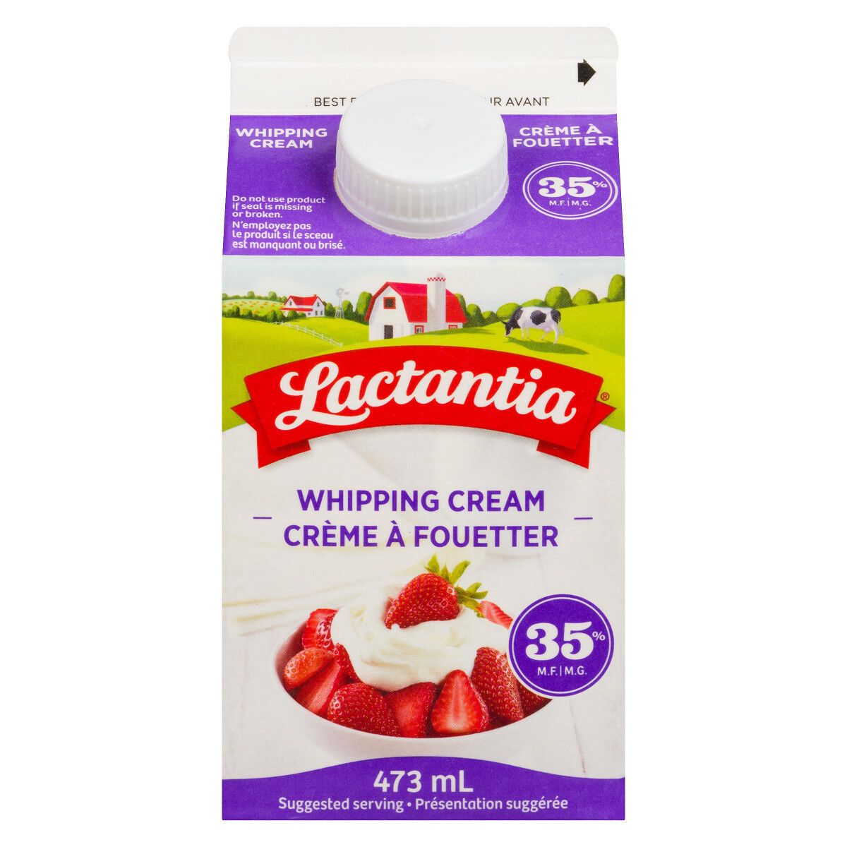 Lactantia whipping Cream 35% 473ml