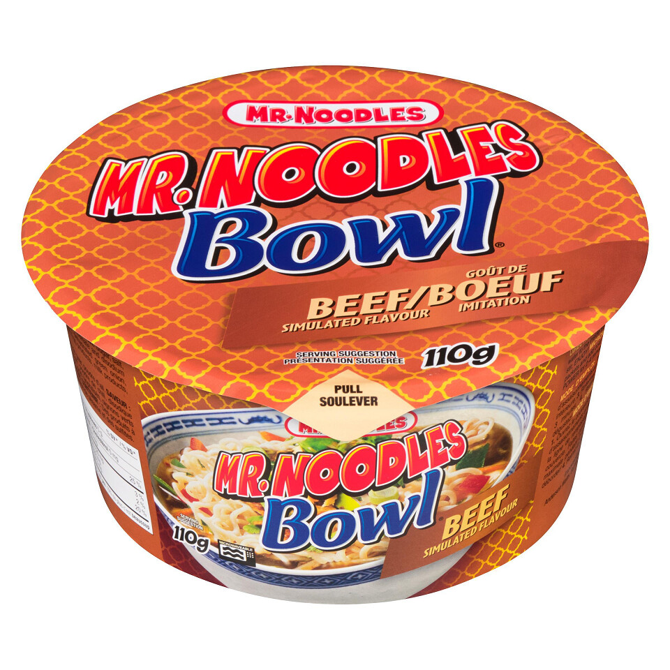 MR NOODLE BOWL BEEF 110g