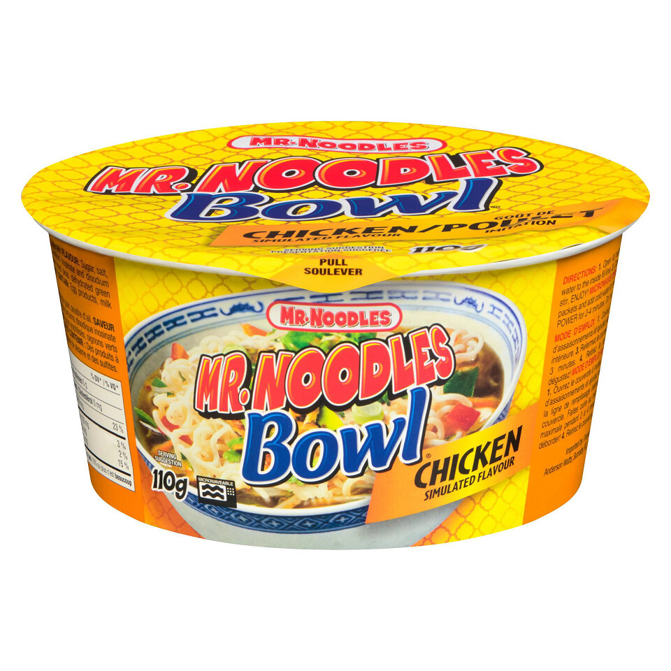 MR NOODLE CHICKEN BOWL 110g