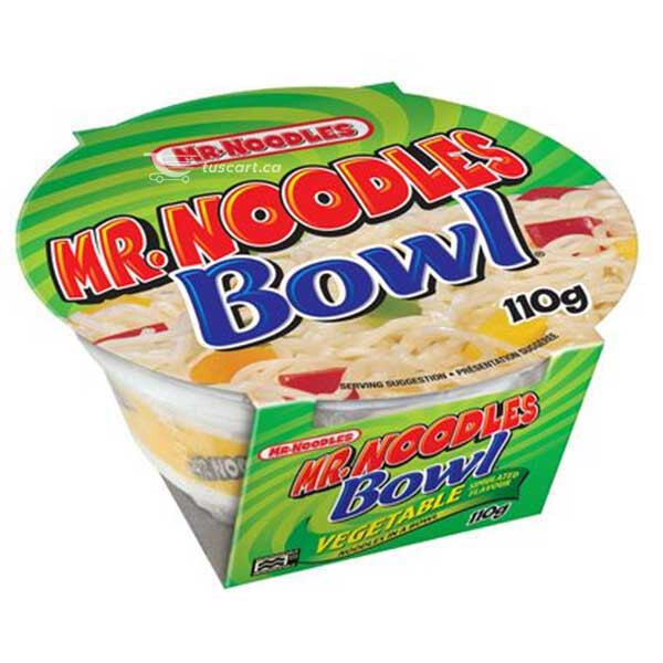 MR. NOODLES BOWL VEGETABLES 110g